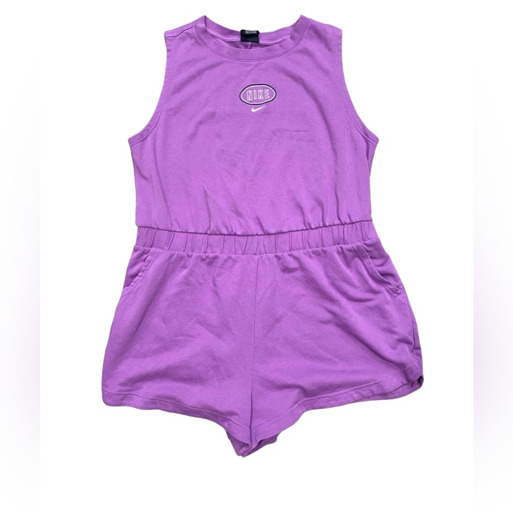 Women s Nike Plus Standard Fit Sleeveless Shirt Shorts Romper, Size 2X